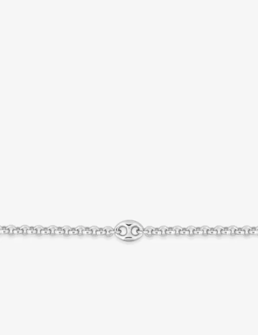 Bracelet motif grain de café en argent 925 ‰ rhodié SO OR