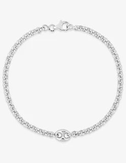 Bracelet motif grain de café en argent 925 ‰ rhodié SO OR