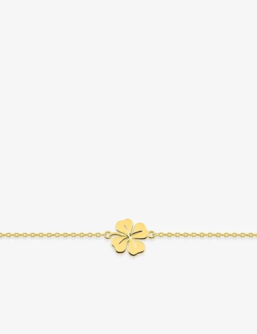 Bracelet motif "fleur" en plaqué or SO OR
