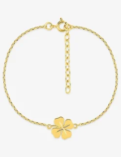 Bracelet motif "fleur" en plaqué or SO OR