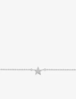 Bracelet motif étoile en argent 925 ‰ rhodié SO OR