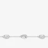 Bracelet motifs de boucle argent 925‰ rhodié et oxydes de zirconium SO OR