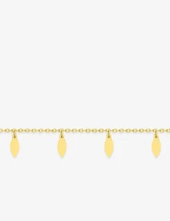 Bracelet motifs fantaisies en acier doré SO OR