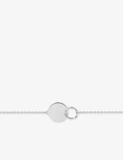 Bracelet motifs rond entrelacés en argent 925 ‰ rhodié SO OR