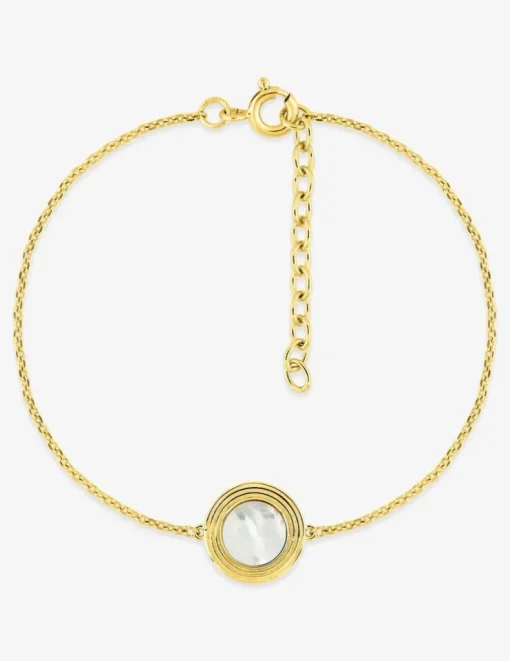 Bracelet nacre plaqué or SO OR