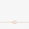 Bracelet Ondine Or rose 375‰, motif laque ivoire SO OR