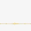 Bracelet or 375 ‰ jaune avec croix SO OR