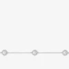 Bracelet or blanc 375‰ et oxyde de zirconium SO OR