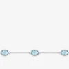 Bracelet or blanc 375‰, topaze SO OR