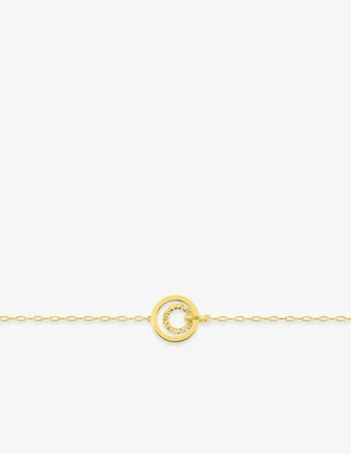 Bracelet or jaune 750 ‰ avec anneaux SO OR