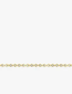 Bracelet or jaune 375 ‰ et diamants synthétiques 1,05 ct SO OR
