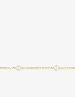 Bracelet or jaune 750 ‰ et perles de culture d'eau douce SO OR