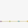 Bracelet or jaune 750 ‰ et pierres fines SO OR