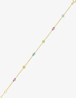 Bracelet or jaune 750 ‰ et pierres fines SO OR