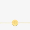 Bracelet or jaune 375 ‰ jeton avec motif "arbre de vie" SO OR