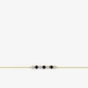 Bracelet or jaune 375‰, saphir et oxyde de zirconium SO OR
