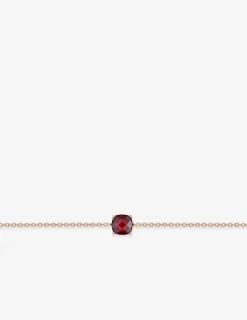 Bracelet or rose 750 ‰ grenat SO OR