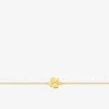 Bracelet pendentif en forme de fleur or jaune 375 ‰ SO OR