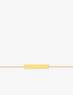 Bracelet plaqué or avec motif à graver SO OR