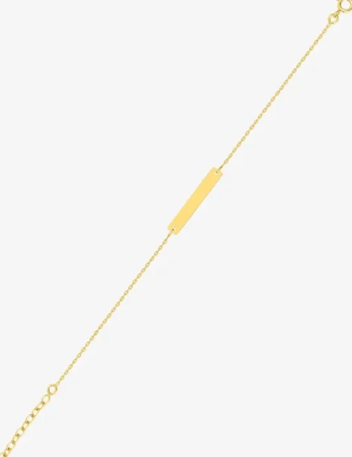 Bracelet plaqué or avec motif à graver SO OR