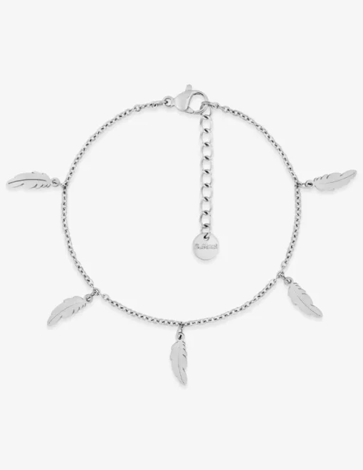 Bracelet plumes acier SO OR