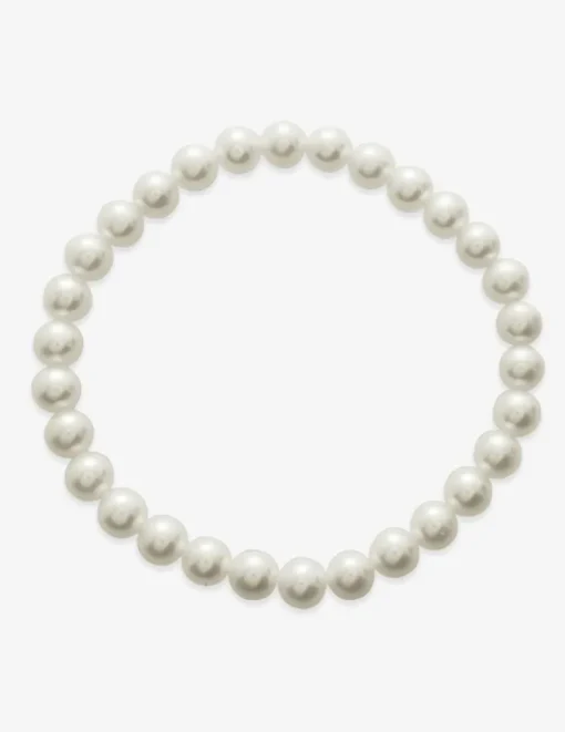 Bracelet "choker" perles de culture d'eau douce 6 mm SO OR
