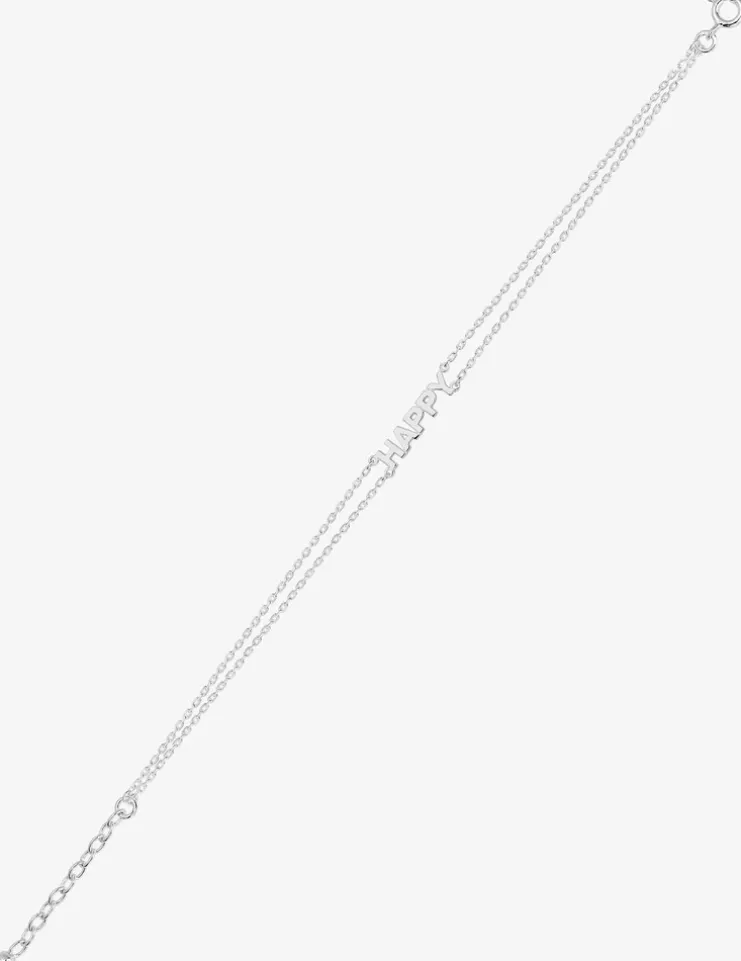Bracelet "Happy" en argent 925‰ rhodié SO OR
