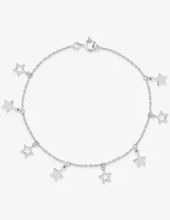 Bracelet étoilé argent 925‰ rhodié SO OR