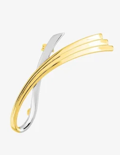 Broche plaqué or et rhodium SO OR