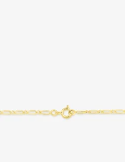 Chaine alternée ultra plate 1+1 en or jaune 375 ‰ SO OR