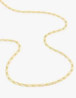 Chaine cheval alternée 1+1 en or jaune 375 ‰ SO OR