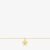 Chaine de cheville or 375 ‰ pendentif étoile SO OR