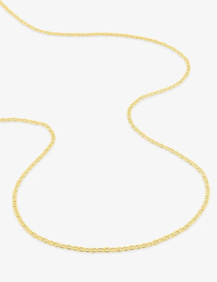 Chaine en or jaune 375 ‰, maille baton 1,5 mm de largeur SO OR