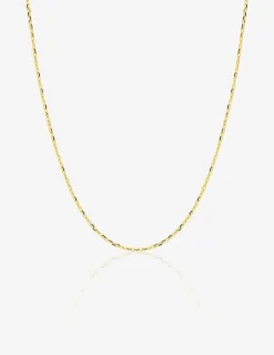 Chaine forçat diamantée or jaune 750 ‰ 0,85 mm SO OR