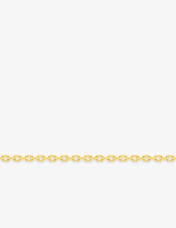 Chaine forçat diamantée or jaune 750 ‰ 0,97 mm SO OR