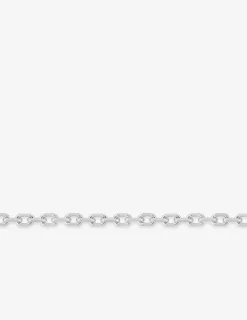 Chaine forçat en or blanc 375 ‰ 1,45 mm de largeur SO OR