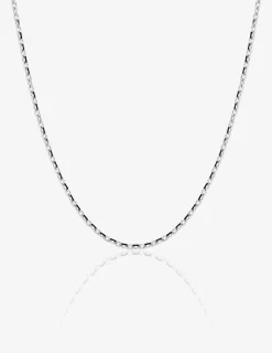 Chaine forçat en or blanc 375 ‰ 1,45 mm de largeur SO OR