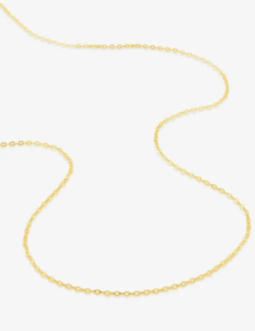Chaine forçat miroir or jaune 750 ‰ SO OR