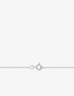 Chaine forçat ronde or blanc 750 ‰ 1,10 mm SO OR