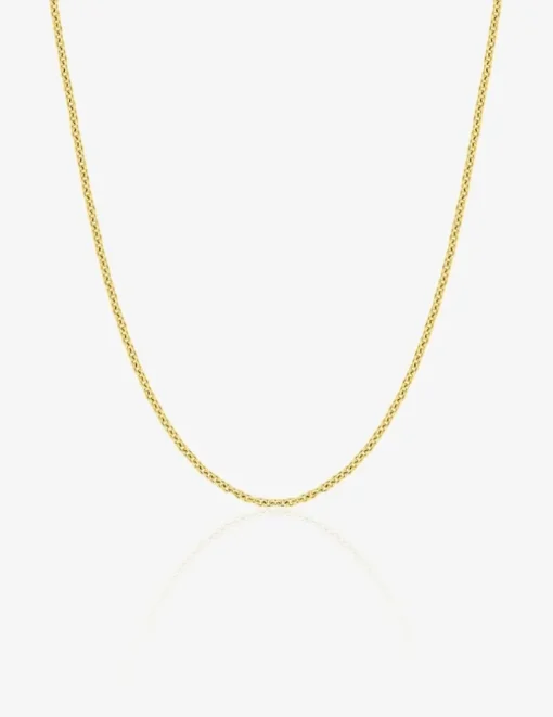 Chaine forçat ronde or jaune 750 ‰ 1,10 mm SO OR