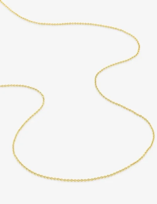 Chaine forçat ronde or jaune 750 ‰ 1,10 mm SO OR