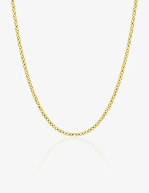 Chaine forçat ronde or jaune 750 ‰ 1,64 mm SO OR