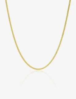 Chaine gourmette diamantée or jaune 750 ‰ 1,15 mm SO OR