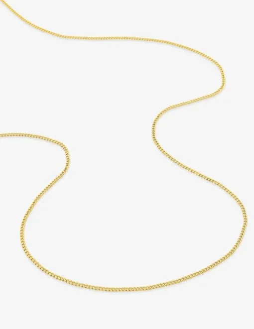 Chaine gourmette diamantée or jaune 750 ‰ 1,15 mm SO OR