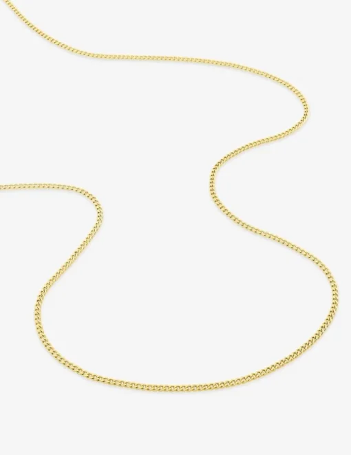 Chaine gourmette diamantée or jaune 750 ‰ 1,52 mm SO OR