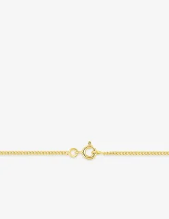 Chaine gourmette diamantée or jaune 750 ‰ 1,52 mm SO OR