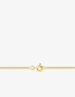 Chaine gourmette diamantée or jaune 750 ‰ 1,62 mm SO OR