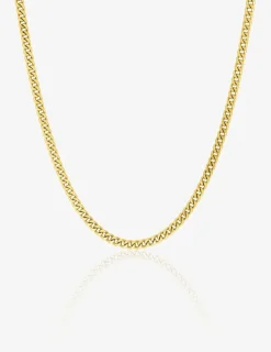 Chaine gourmette diamantée or jaune 750 ‰ 1,86 mm SO OR