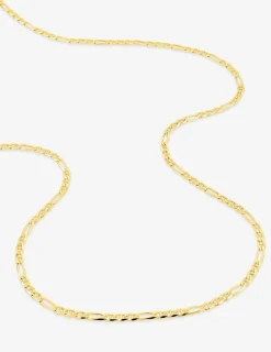 Chaine maille marine et baton 1+3 en or jaune 375 ‰ SO OR