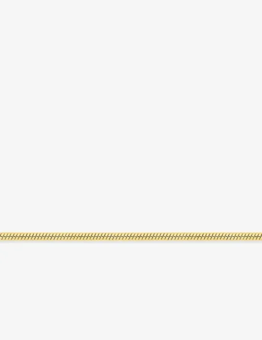 Chaine serpentine or jaune 750 ‰ 0,8 mm SO OR